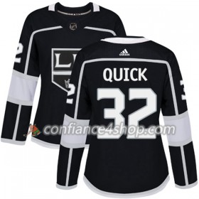 Adidas Maillot de Hockey Los Angeles Kings Jonathan Quick 32 2017-2018 Noir Authentic - Femme